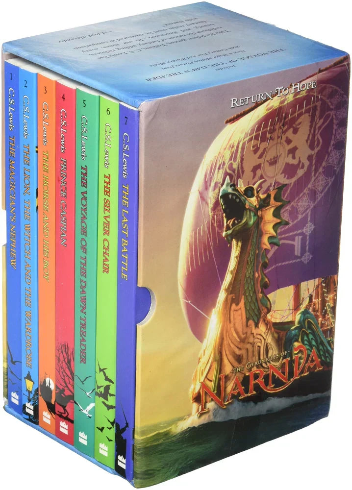 CHRONICLES OF NARNIA BOX SET (English, Paperback, C. S. Lewis) 1-7 Set - Edu Lover