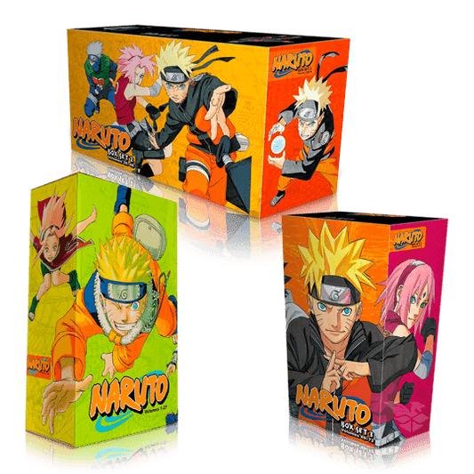 Naruto Complete Manga Box Sets 1, 2, & 3 by Masashi Kishimoto