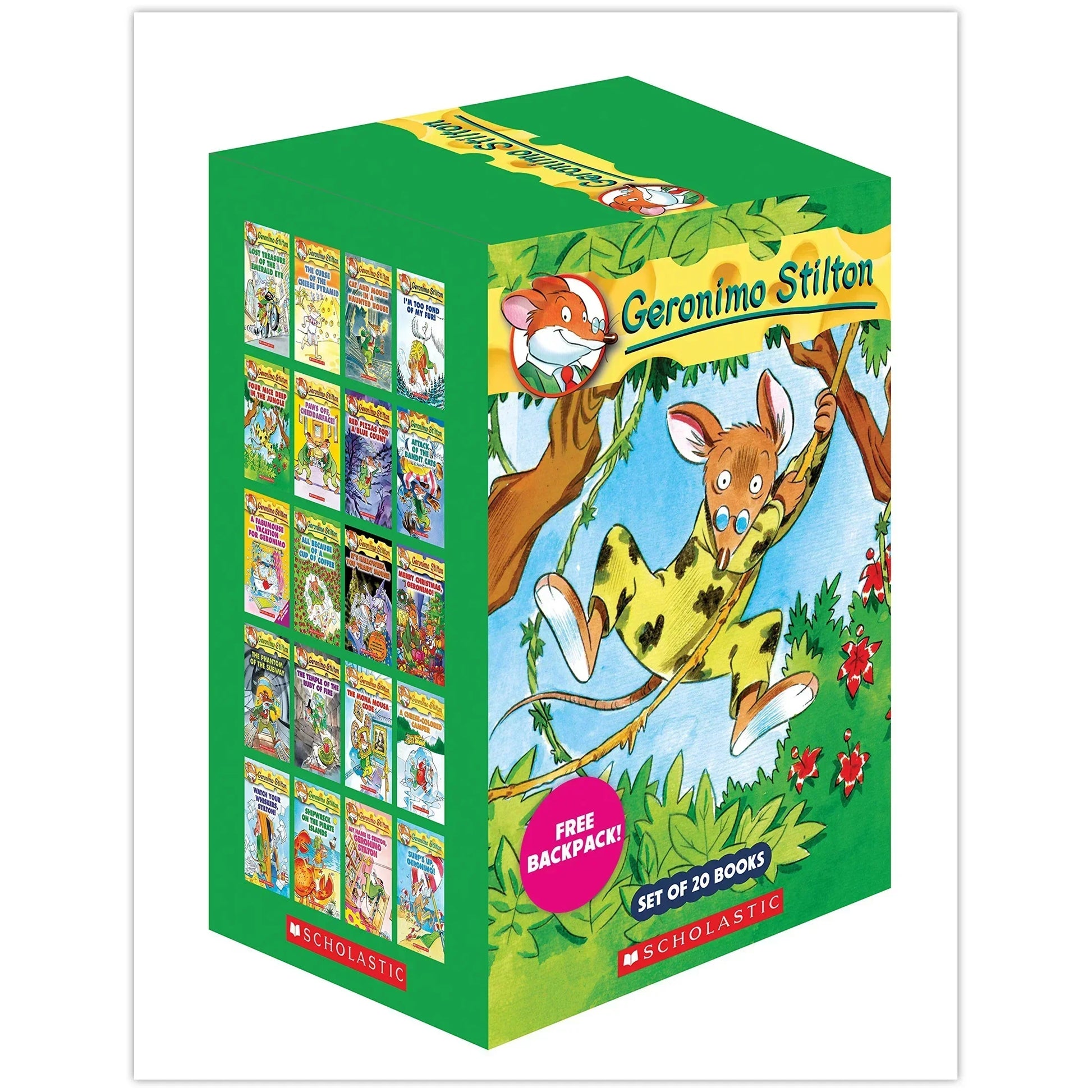 Geronimo Stilton (Set of 20 Books)  (English, Boxset, Geronimo Stilton) ISBN: 9782019112509 - Edu Lover