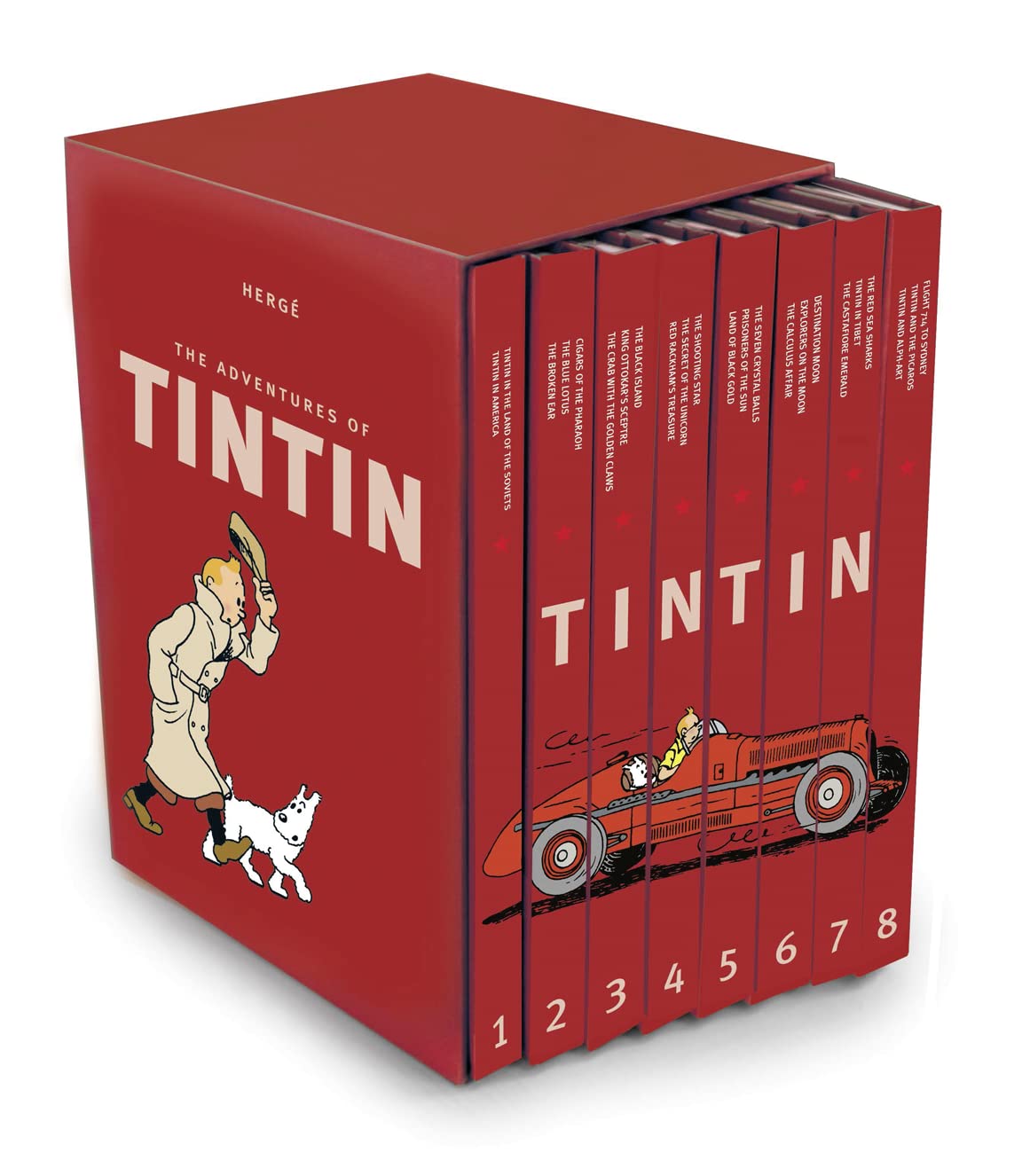 Adventures of Tintin Complete Set (The Adventures of Tintin - Compact Editions) Product Bundle - Edu Lover