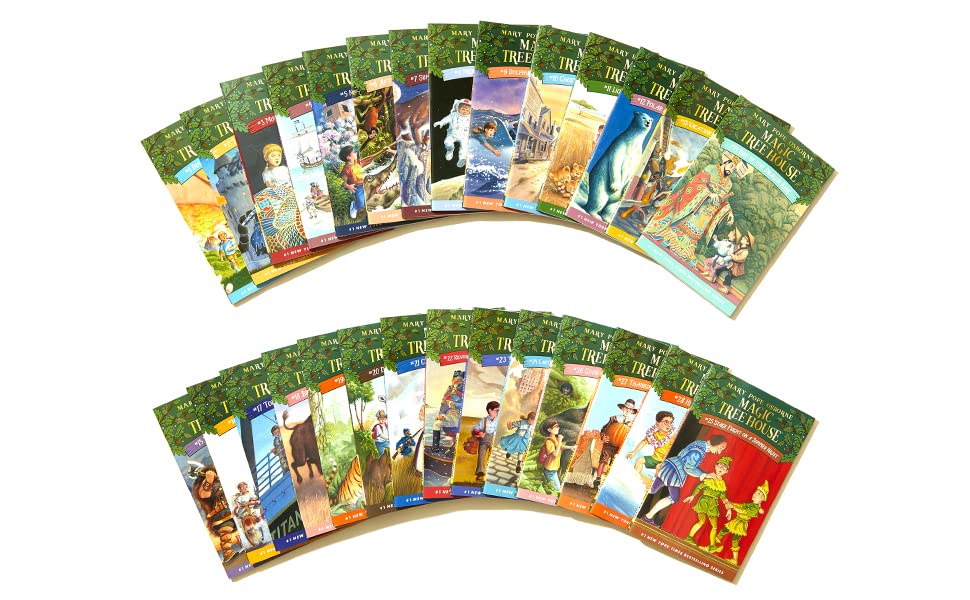 Magic Tree House Boxed Set, Books 1-28 Paperback – Box set ISBN: 9780375849916 - Edu Lover